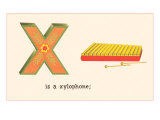 X is a xylophone