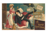 Happy New Year  Sleeping Reveler