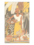Tropical Maiden with Fruit