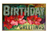 Birthday Greetings  Flowers
