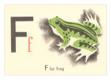 F is for Frog