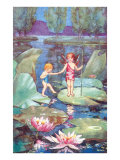 Fairies on Lily Pond