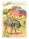 Donkey  Children Riding