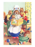 Squirrel Granny Reading Bushy Tales
