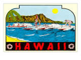 Hawaii  Surfers at Diamond Head
