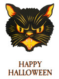 Happy Halloween  Black Cat