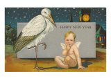 Stork and Cherub Sucking Thumb