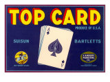 Top Card  Orange Crate Label