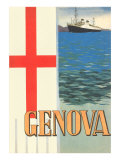 Genoa  Travel Poster