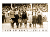Thank You from all the Girls  Cowgirls
