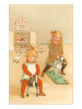 Children on Hobby Horses