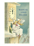Child Clowns Waiting for Midnight