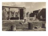 Columns and Ruins in Pompeii
