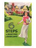 Six Steps in Making a Good Lawn