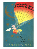 Baby in Balloon Gondola