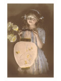 Young Girl with Chinese Lantern