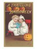 Children Reading Ghost Story