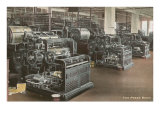 Newspaper Printing Press Room
