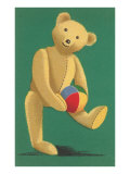 Perky Teddy Bear with Ball