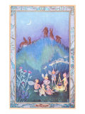 Rabbits Watch Fairies Supper