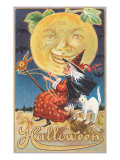 Halloween  Witch and Moon