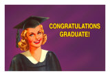 Congratulations Graduate  Blonde Coed