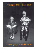 Trick or Treaters in Costume