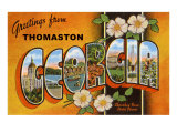 Greetings from Thomaston  Georgia
