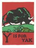 Y is for Yak