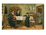 Hebrew Happy New Year  Kitchen Scene