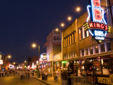 Famous Beale Street  Memphis  Tennessee  USA