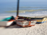 Boats Tied Up  Progresso  Yucatan  Mexico