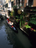Gondola Ride on Canal  Venice  Italy