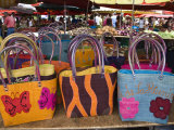 Reunion-made handbags  Seafront Market  St-Paul  Reunion Island  France