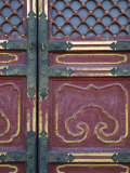 Hall of Supreme Harmony-door detail  The Forbidden City  Beijing  China