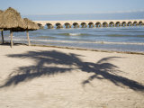 Beach of Progreso  Yucatan  Mexico