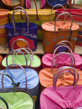 Reunion-made handbags  Seafront Market  St-Paul  Reunion Island  France