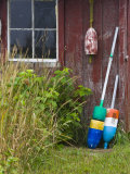 Lobster Buoys  Thatcher Island  Rockport  Cape Ann  Massachusetts  USA