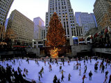 Rockafeller Center at Christmas  New York City  New York  USA