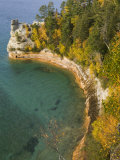 Miner's Castle overlook on Lake Superior  Munising  Upper Peninsula  Michigan  USA