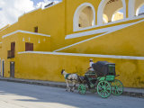 Horse Drawn Carriages  Izamal  Yucatan  Mexico