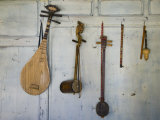 Naxi orchestra musical instruments  Baisha  Yunnan Province  China