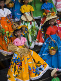 Reunion-made Creole dolls  Seafront Market  St-Paul  Reunion Island  France
