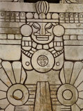 Carvings in the Monumento A La Bandera  Merida  Yucatan  Mexico