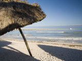Beach of Progreso  Yucatan  Mexico