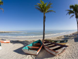 Beach of Progreso  Yucatan  Mexico