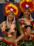 Native Dancers  Huahine  Tahiti  French Polynesia  Oceania