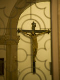 Statue of Jesus Christ on cross  Franciscan Monastery  Dubrovnik  Dalmatia  Croatia
