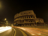 Colosseum Ruins at Night  Rome  Italy
