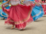 Cuenca Swirling Skirt of Female Dancers  Cuenca  Ecuador